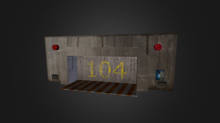 Gate 104 3D Model