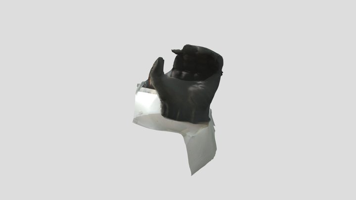 plastic hulk hand 3D Model