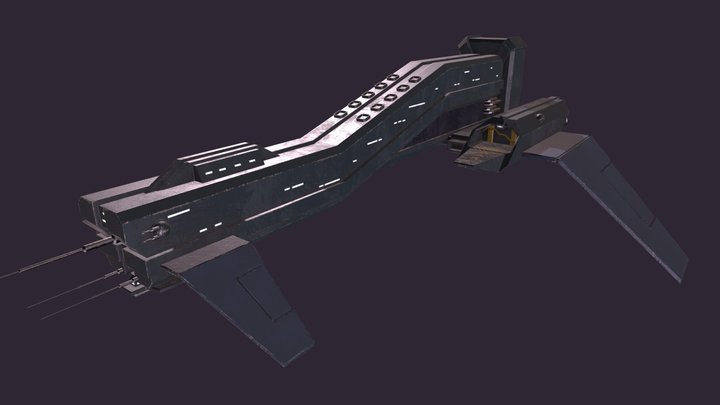 The Maybach - Light Patrol Frigate 3D Model
