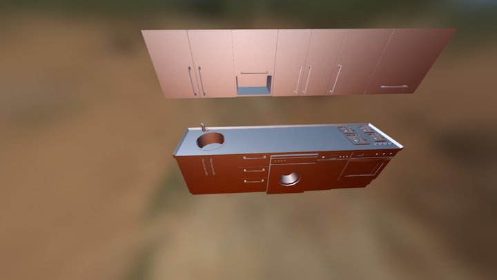 Bucatarie IONEL 3D Model