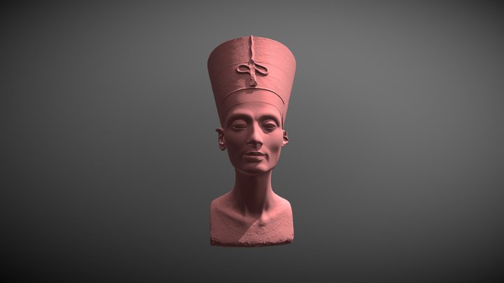 Bust of Queen Nefertiti 3D Model
