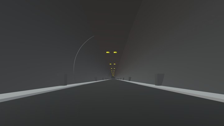 закулисие уровень HUB 3D Model