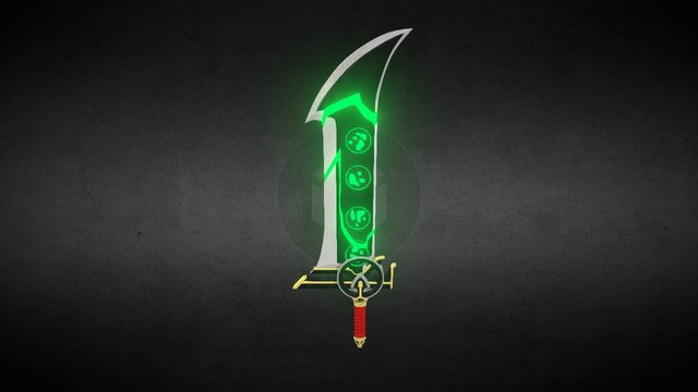 Riven Sword 3D Model