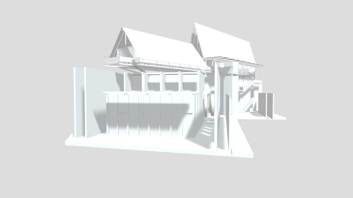 Haroon Community and Learning Complex 3D Model