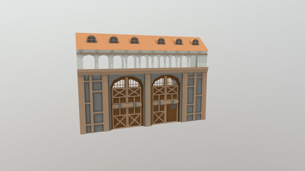 JC FP Wall Roof Middle Gate