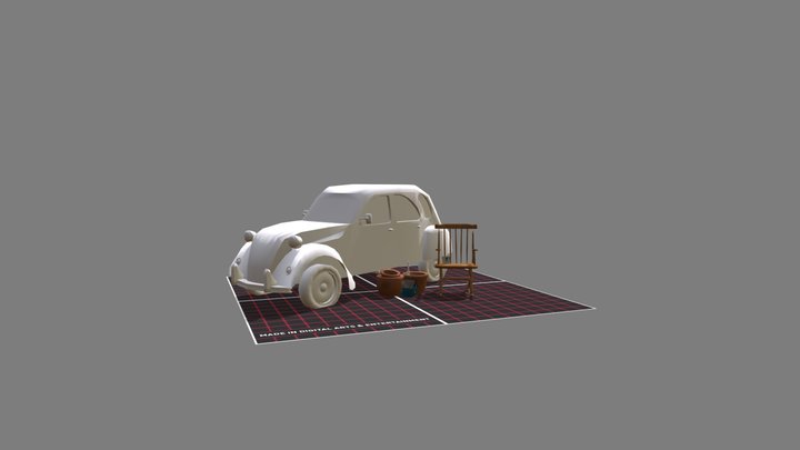 Grandma's House - Model 2 More detailed props 3D Model