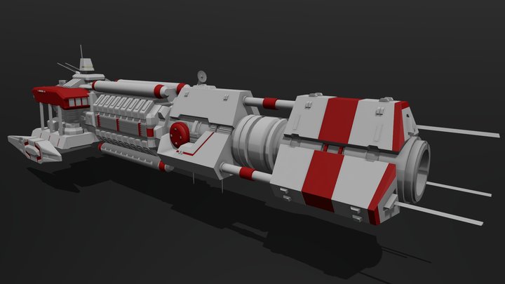 Viev Battlecannon 3D Model
