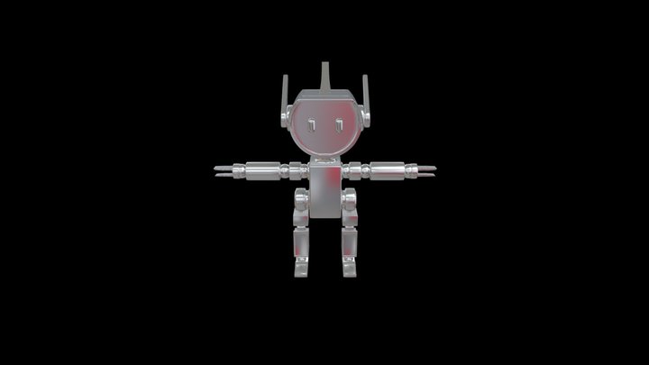 Dancing Robotguy 3D Model
