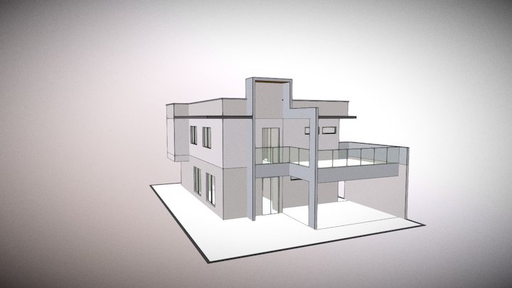 Arquitetura Flávio - Protótipo 01 3D Model