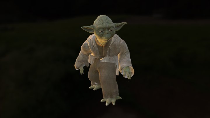 Yoda Rig 3D Model