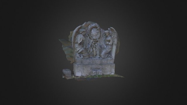 Necropolis Headstone 3D Model
