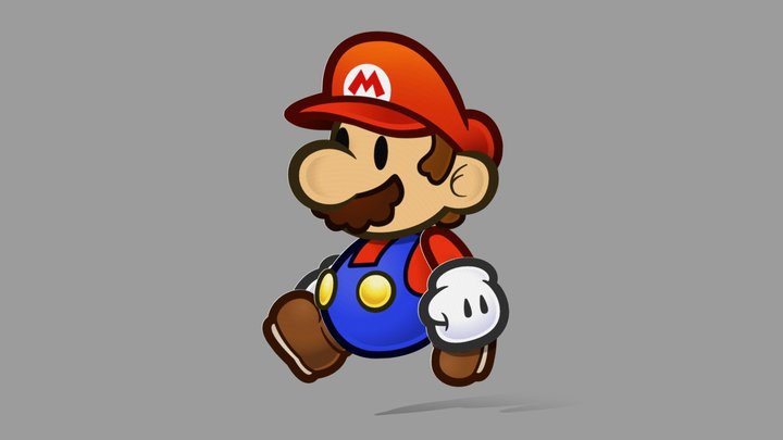 Mario (TTYD Remake) 3D Model