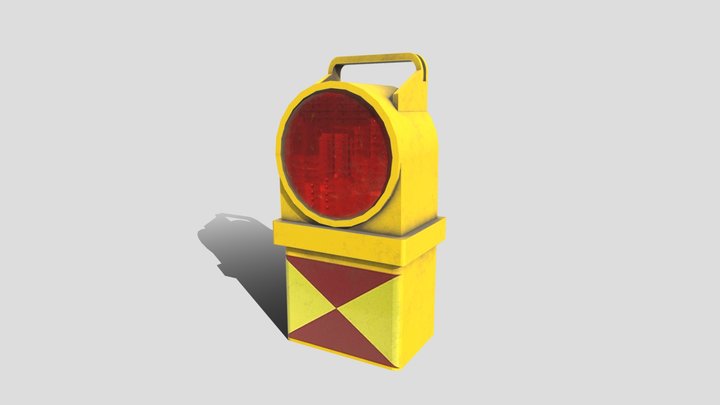 sncf end of convoy lantern 3D Model