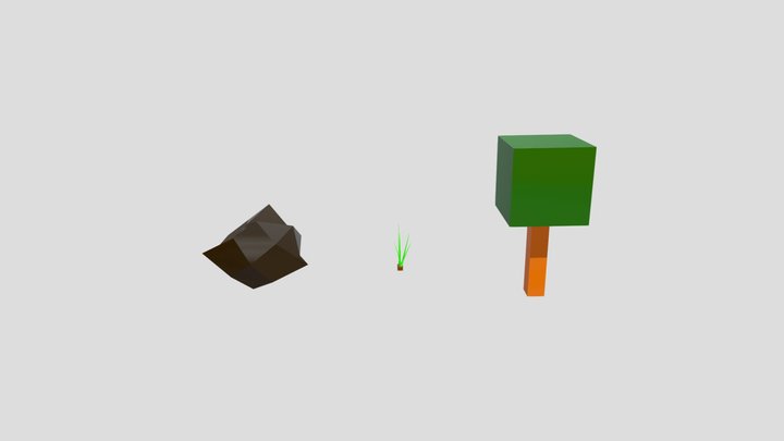 Low Poly Pack  building greyboxing pack 3D Model