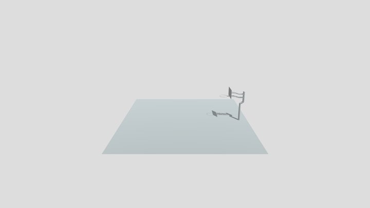 Bball HalfCourt01 3D Model