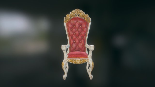 Stylized Chair 3D Model