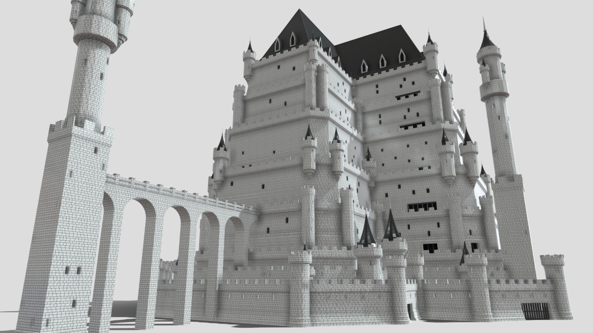 Fantasy Castle 013 — Sketchfab embed 3D viewer