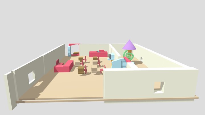 JJ The Classroom 3D Model
