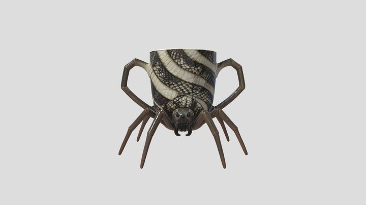 Snake & Spider Mug