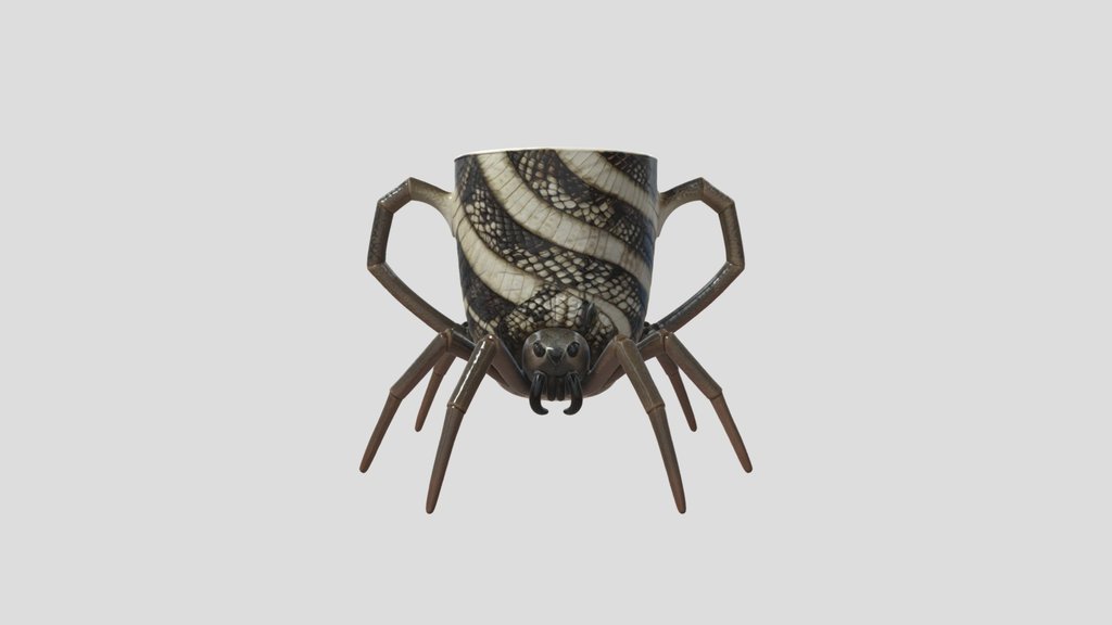 Snake & Spider Mug
