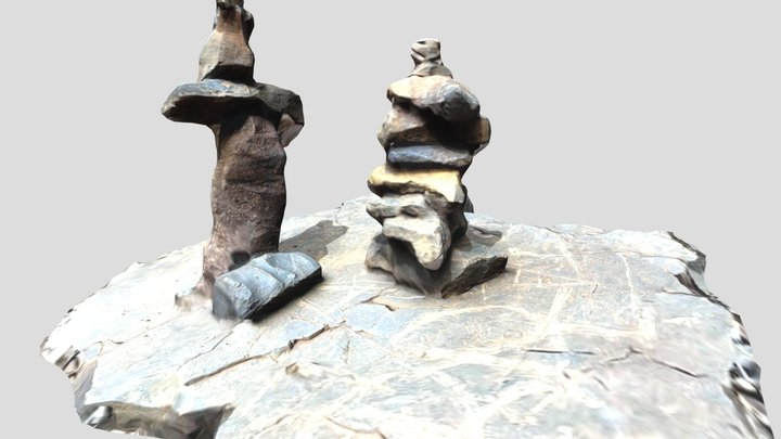 Pilha de Rochas 3D Model