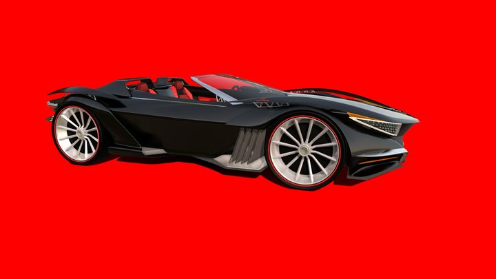 Zora Speedster - Corvette Concept 3D Model