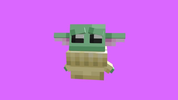 Grogu 3D Model