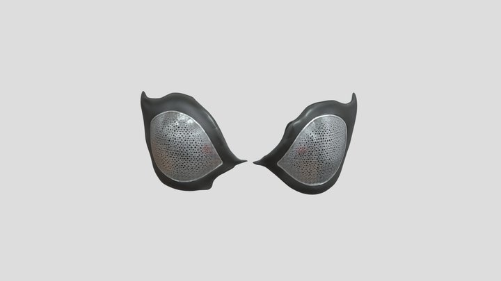 1977 spider man lenses 3D Model