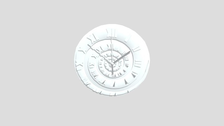 Doctor Who Clock Vortex Clock 3D Model