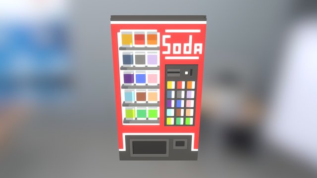 Vending Machine 3D Model