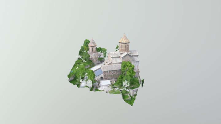 Sapara Monastery 3D Model