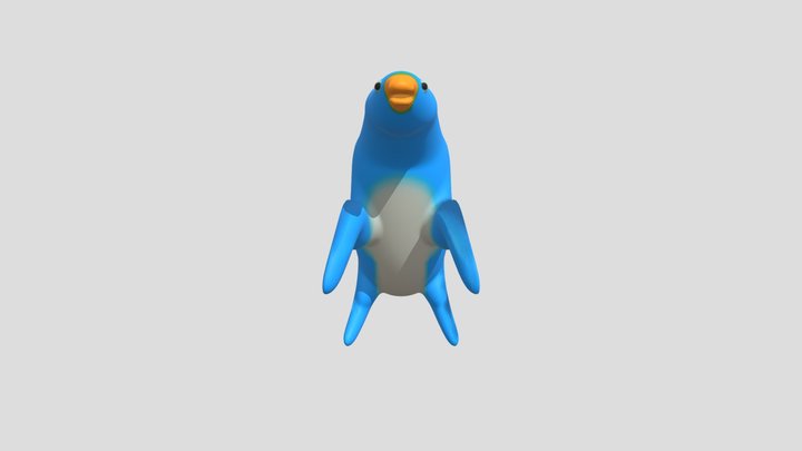 Club Penguin (roblox bear) 3D Model