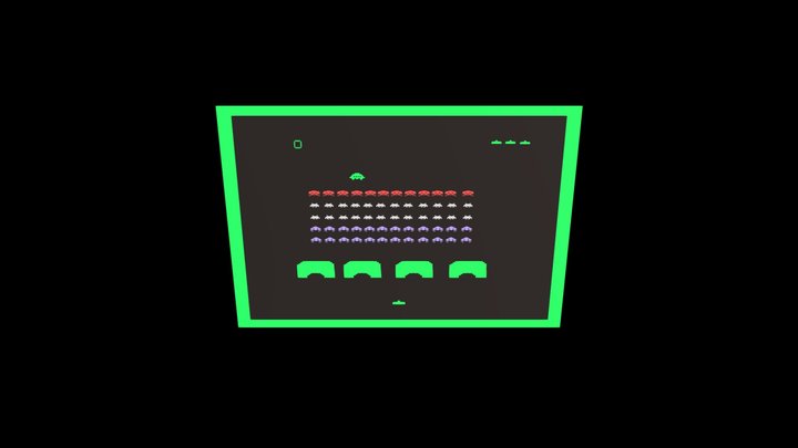 Space Invaders 3D Model