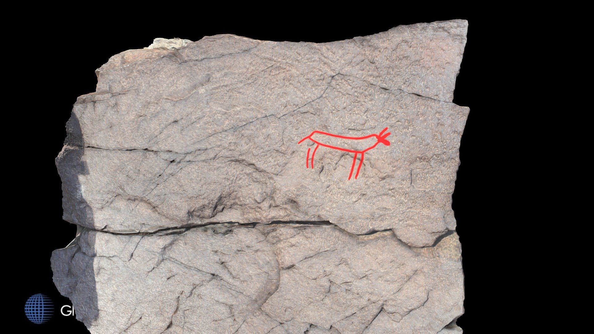 Petroglyph H9, Khatm Al Melaha, Kalba, Sharjah