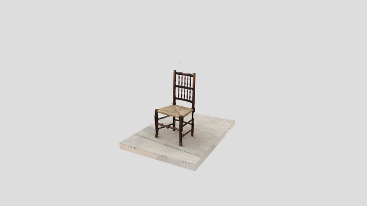 Wood Chair (Better) 3D Model