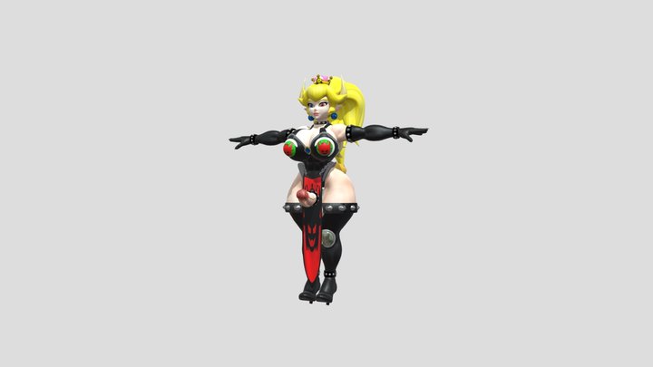 Bowsette 3D Model