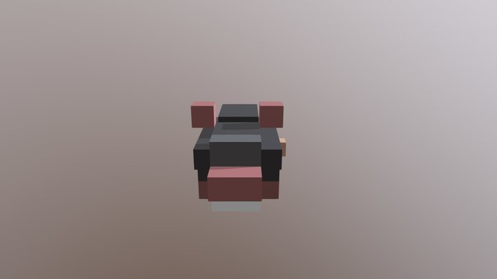 Ratty Pixel 3D Model
