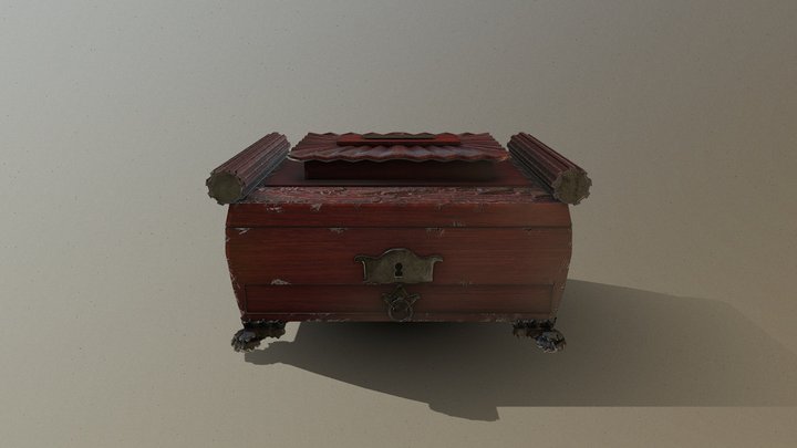Museum Jewelry Box (Low Poly) 3D Model