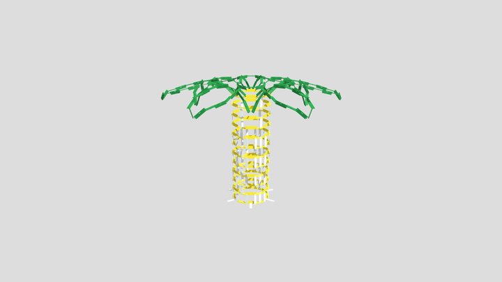 OTE Block-Palm Tree (381pcs) 3D Model