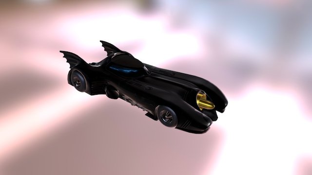 Batmobile from Batman 89 3D Model