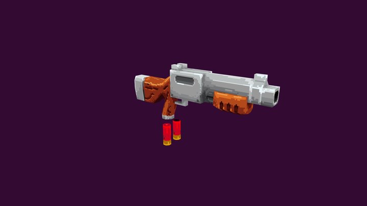 Shotgun 3D Model