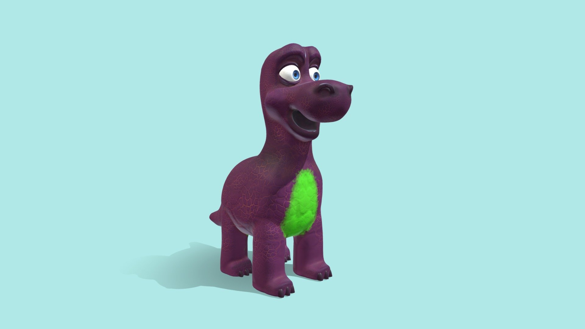 Dino Barney - 3D model by calazans_pedro [1629d2f] - Sketchfab