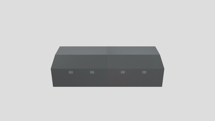 Warehouse Building 3D Model