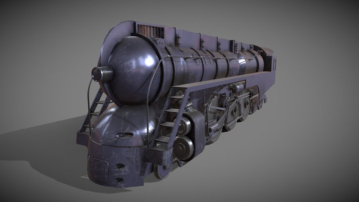 Hudson Dreyfus Locomotive NYC 1930 3D Model