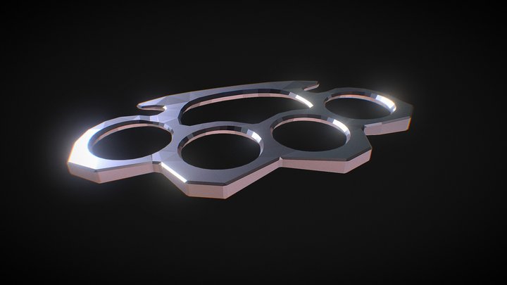 Knuckles -lowpoly- 3D Model