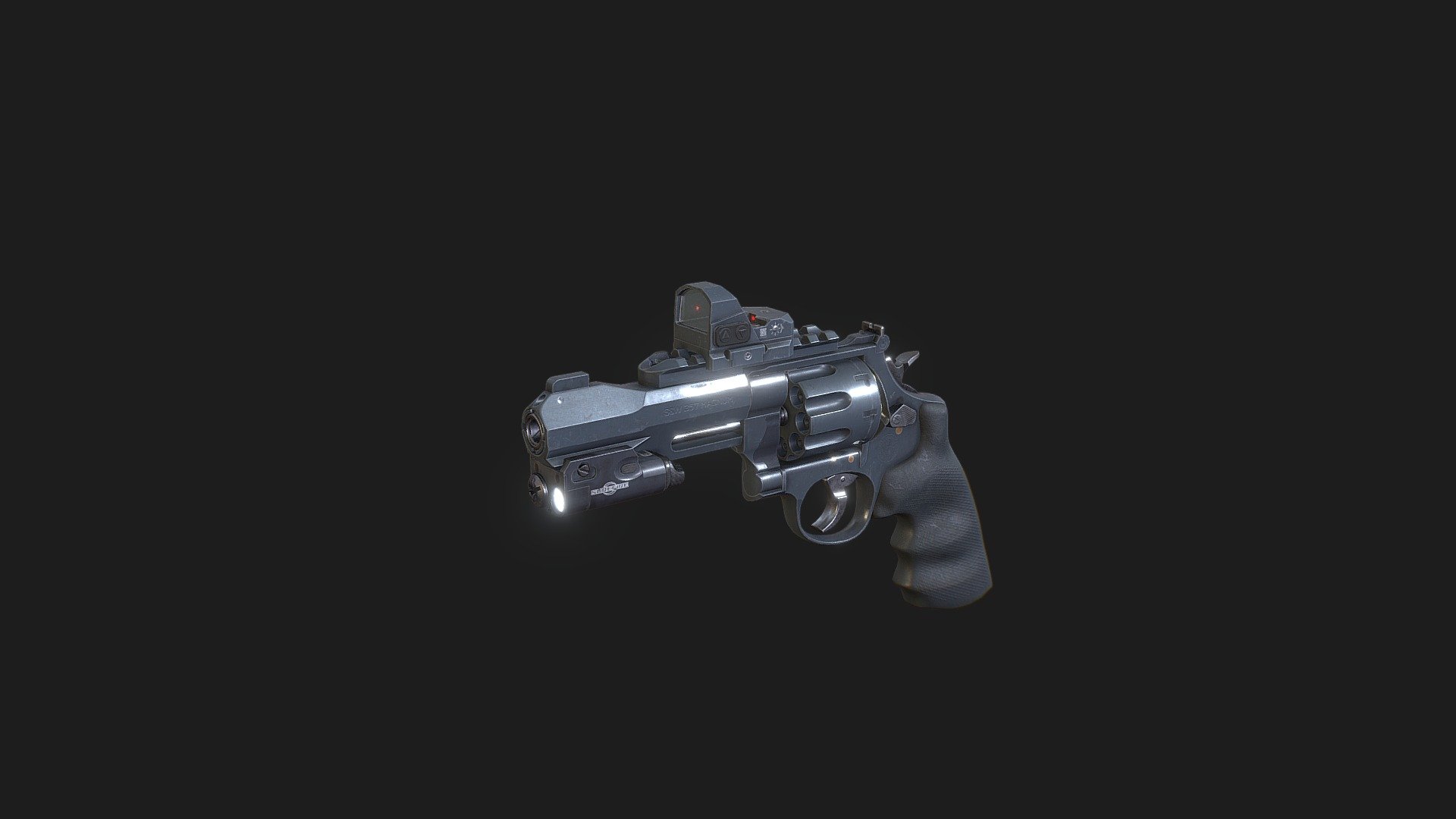S&W 327 TRR8 Revolver game ready(free)