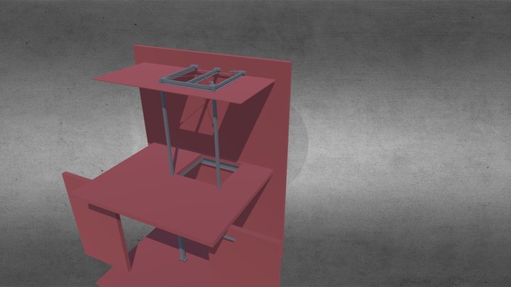 Lift and support steel 3D Model