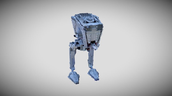 Lego Star Wars AT-ST 3D Model
