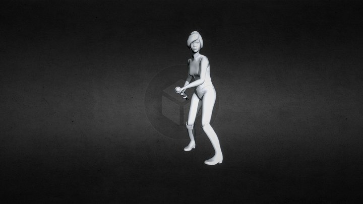 In-game Fight Animations Motion Capture 3D Model
