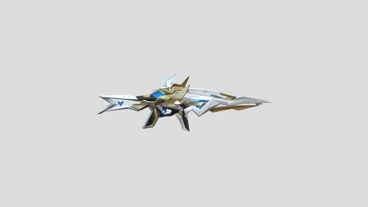 Free Fire XM8[level max] 3D Model